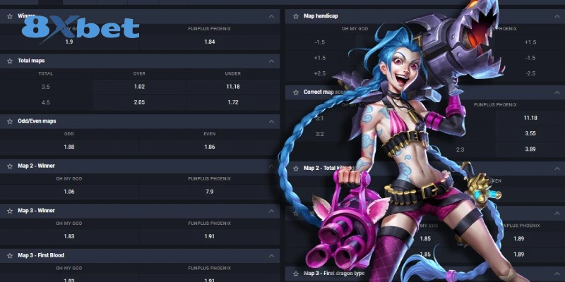 Esports 8xbet – Nắm Bắt Bí Kíp Cá Cược Hiệu Quả Của Nhà Cái Truy cập Esports 8xbet tham gia cá cược liên minh